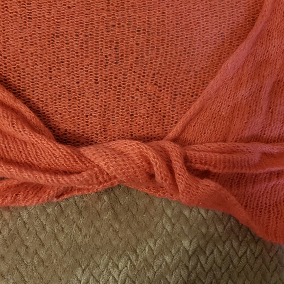 Wooden Ships Pink Knit Crop Sweater - Picture 3 of 6